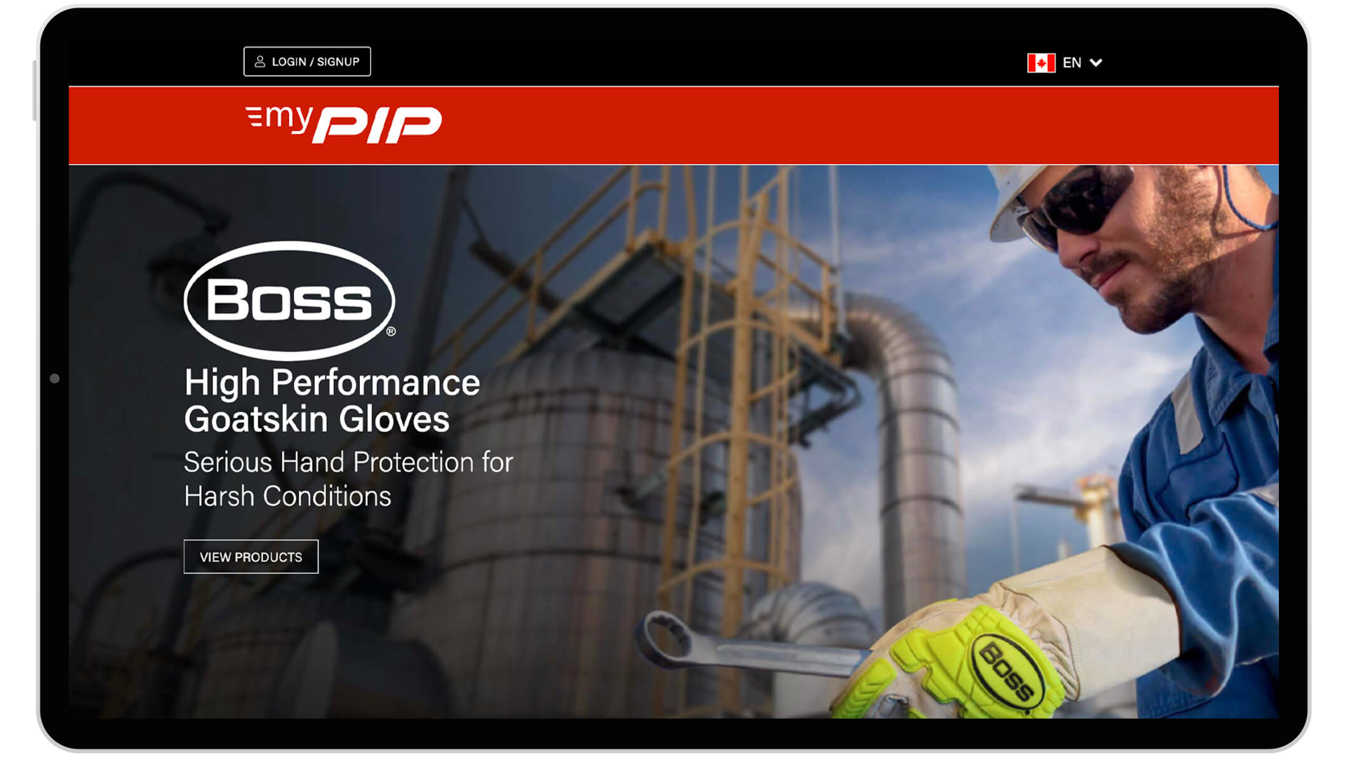 clarity pip-my portfolio cover in tablet frame