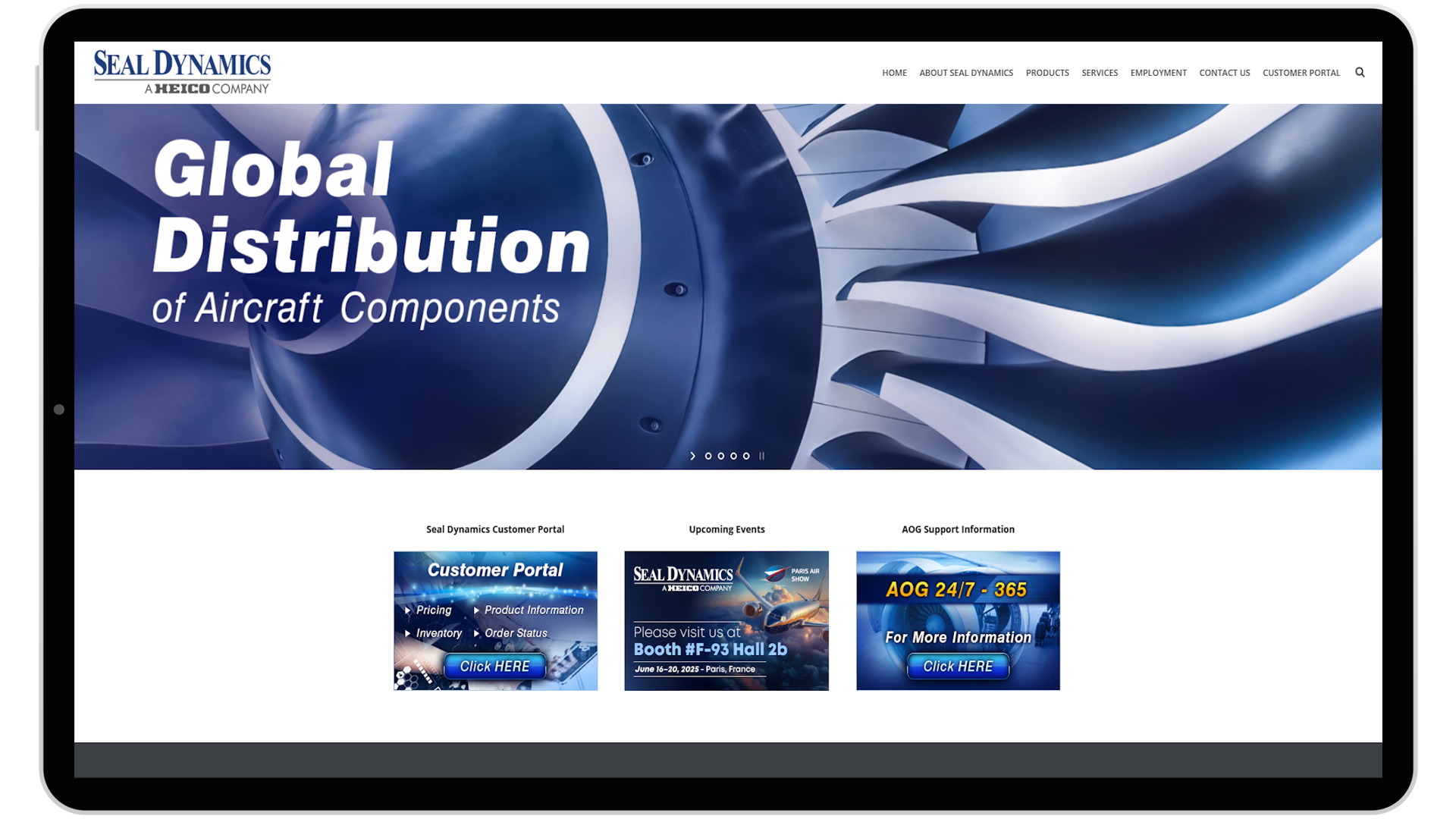 clarity seal-dynamics portfolio cover in tablet frame